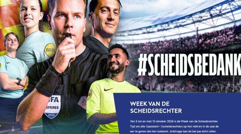 Week van de KNVB scheidsrechter 5 t/m 13 oktober 2024